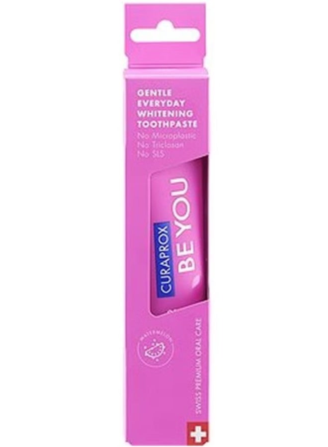 Curaprox Be You Pink Toothpaste  Effective Cleaning and Protection 60 ml